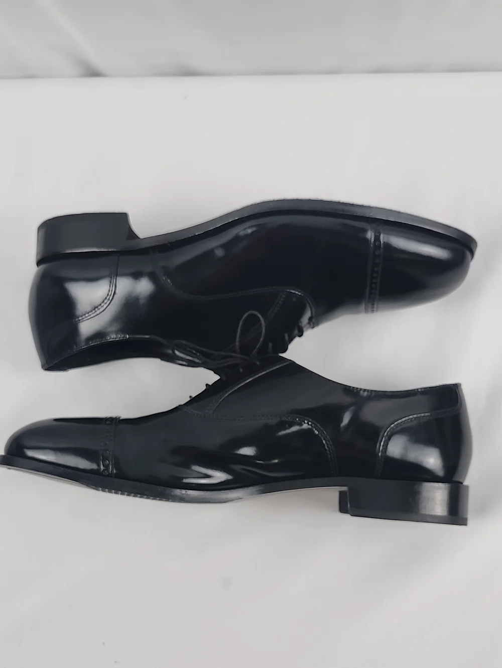 Florsheim Lexington Cap Toe Oxford Shoes Black Mens 12 D (Medium Width)